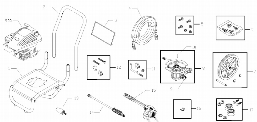 Craftsman Pressure Washer 020249-2 Parts